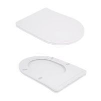 Унитаз напольный Qtap Robin New Ultra Quiet безободковый с сиденьем Soft-Close WHITE QT13226083AW - 7 фото