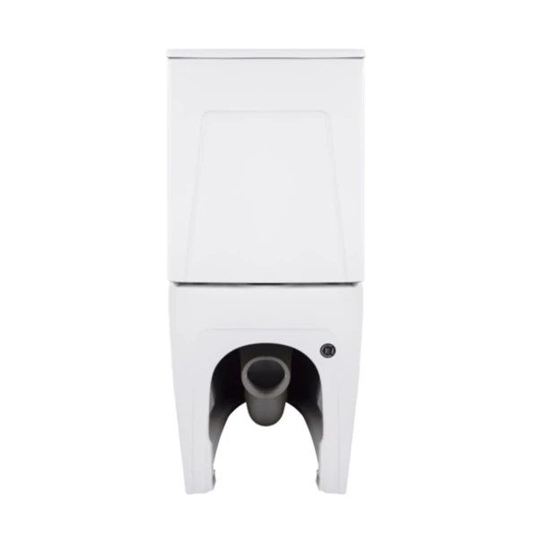 Унитаз напольный Qtap Robin New Ultra Quiet безободковый с сиденьем Soft-Close WHITE QT13226083AW - 6 фото