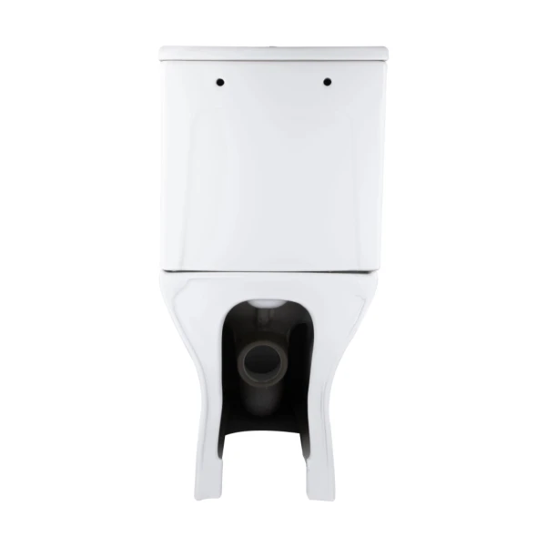 Унитаз напольный Qtap Aries Rimless безободковый с сиденьем Soft-close WHITE QT03228302W - 6 фото