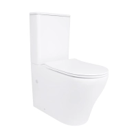 Унітаз-компакт Qtap Crow Eco безобідковий з сідінням Soft-close QTCRO27W48750