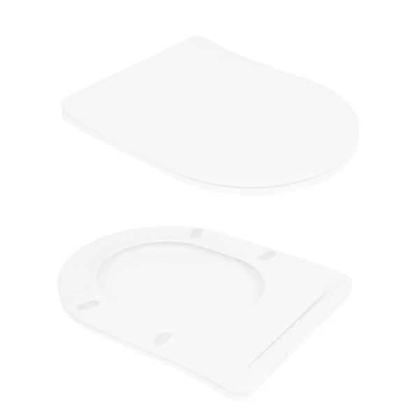 Унітаз-компакт Qtap Crow Eco безобідковий з сідінням Soft-close QTCRO27W48750 - 7 фото