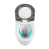 Унітаз підлоговий Qtap Jay Eco Ultra Quiet з сидінням Soft-close 640x360x835 мм QTJAY27W48749 White - 6 фото