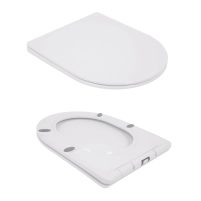 Унітаз підлоговий Qtap Robin New Ultra Quiet безобідковий з сидінням Soft-close WHITE QT13226083AW - 8 фото