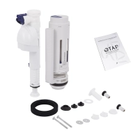Унітаз підлоговий Qtap Robin New Ultra Quiet безобідковий з сидінням Soft-close WHITE QT13226083AW - 9 фото