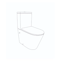 Унітаз підлоговий Qtap Tern Ultra Quiet безобідковий з сидінням Soft-Close QT17226003AW White - 1 фото