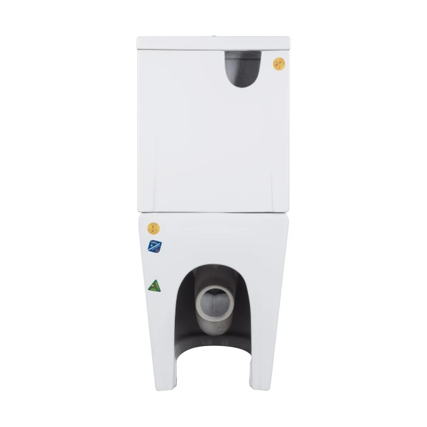 Унітаз підлоговий Qtap Tern Ultra Quiet безобідковий з сидінням Soft-Close QT17226003AW White - 7 фото