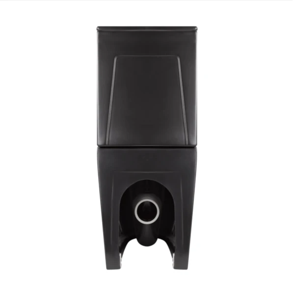 Унітаз підлоговий Qtap Scorpio Ultra Quiet безобідковий з сидінням Soft-close MATT BLACK QT14226088AMB - 6 фото