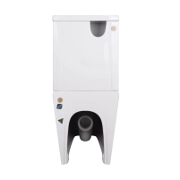 Унитаз-компакт Qtap Crow Eco безободковый с сиденьем Soft-close QTCRO27W48750 - 7 фото