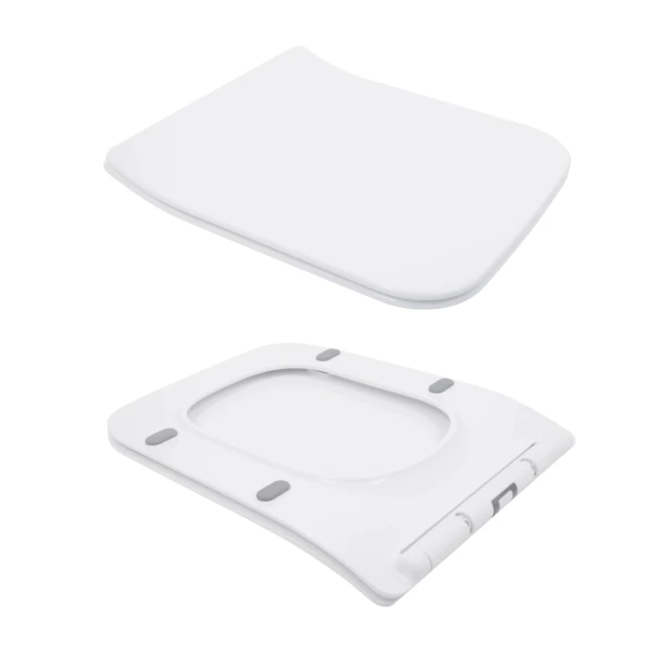 Унитаз-компакт Qtap Crow Eco безободковый с сиденьем Soft-close QTCRO27W48750 - 8 фото