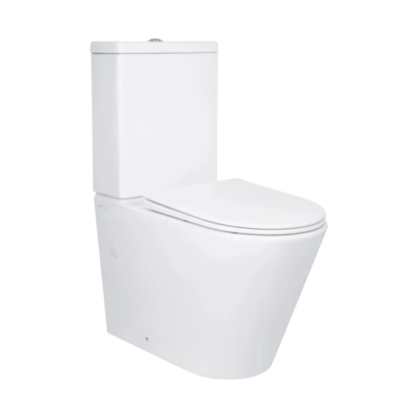 Унітаз підлоговий Qtap Swan Ultra Quiet з сидінням Soft-close 640x360x835 мм QT16222182TW White