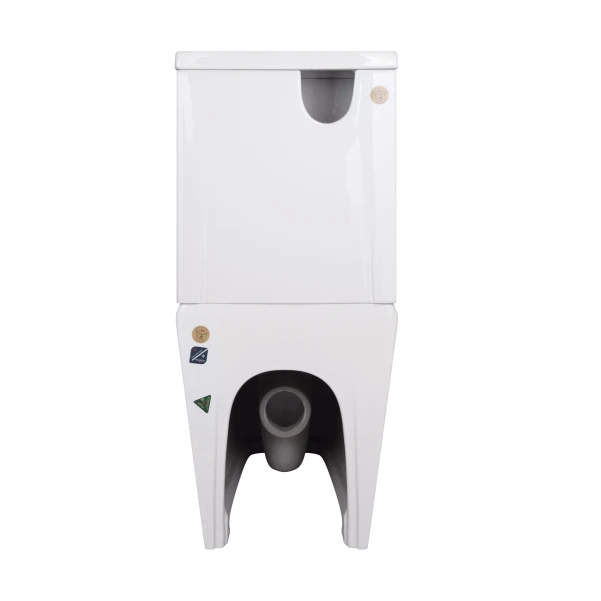 Унитаз-компакт Qtap Crow безободковый с сиденьем Soft-close QT05222170W - 7 фото
