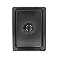 Lidz Handmade H7545B Мойка для кухни интегрированная Decor Black PVD Honeycomb 3,0/1,0 мм LDH7545BDECPVD48373 - 14 фото