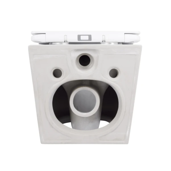 Унитаз подвесной Qtap Swan безободковый с сиденьем Soft-close QT16335178W - 6 фото