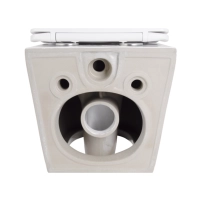 Унитаз подвесной Qtap Robin New безободковый с сиденьем Soft-close QT13332381АSW - 6 фото