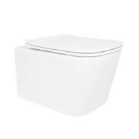 Унітаз підвісний Qtap Gemini безободковий з сидінням Soft-close QT2533076EUQMB