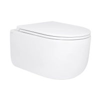 Унитаз подвесной Qtap Taurus безободковый с сиденьем Soft-close QT2433084EUQW