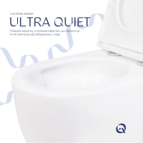 Унитаз подвесной Qtap Taurus безободковый с сиденьем Soft-close QT2433084EUQW - 4 фото