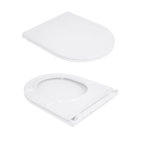 Унитаз подвесной Qtap Taurus безободковый с сиденьем Soft-close QT2433084EUQW - 7 фото