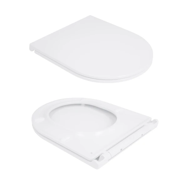 Унитаз подвесной Qtap Taurus безободковый с сиденьем Soft-close QT2433084EUQW - 7 фото