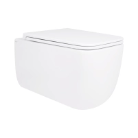 Унітаз підвісний Qtap Jay безобідковий з сідінням Soft-close QT07335175W