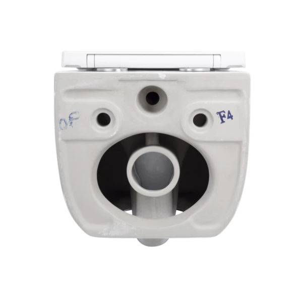 Унітаз підвісний Qtap Jay безобідковий з сідінням Soft-close QT07335175W - 6 фото