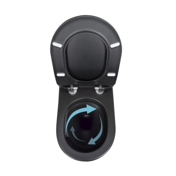 Унітаз підвісний Qtap Taurus безободковий з сидінням Soft-close QT2433084EUQW - 5 фото
