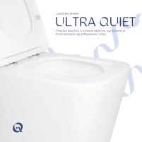 Унітаз підвісний Qtap Tern із сидінням Soft-close QT17332303ASW - 4 фото