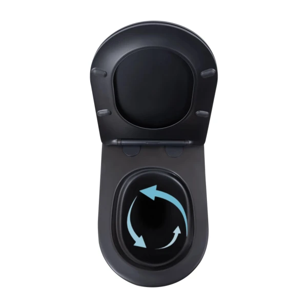 Унітаз підвісний Qtap Scorpio безободковий Ultra Quiet з сидінням Soft-close QT14332380ASW - 5 фото