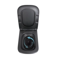 Унітаз підвісний Qtap Tern Ultra Quiet безобідковий з сидінням Soft-close WHITE QT17332303AW - 5 фото