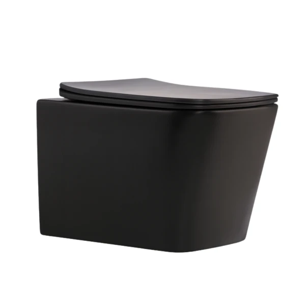 Унітаз підвісний Qtap Tern Ultra Quiet безобідковий з сидінням Soft-close WHITE QT17332303AW