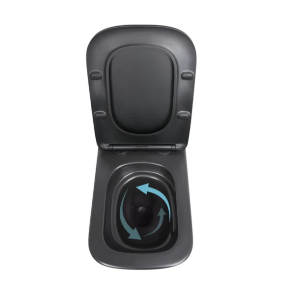 Унітаз підвісний Qtap Tern Ultra Quiet безобідковий з сидінням Soft-close WHITE QT17332303AW - 5 фото