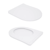 Унитаз подвесной Qtap Swan безободковый с сиденьем Soft-close QT16335180W - 6 фото