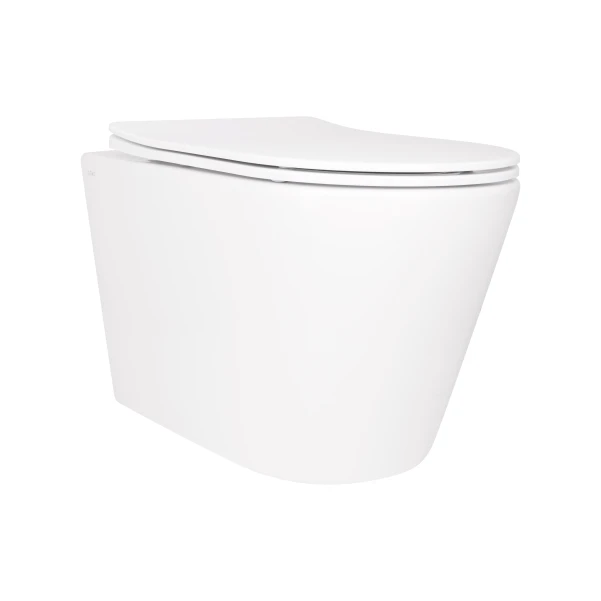 Унитаз подвесной Qtap Scorpio безободковый Ultra Quiet с сиденьем Soft-close QT14332380ASW
