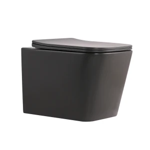 Унитаз подвесной Tern Ultra Quiet 490×365×325 мм, Anthracite, с сиденьем Slim Duroplast / Soft-close / Quick Release QT17332303ASAN Qtap
