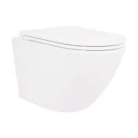 Унитаз подвесной Qtap Robin безободковый с сиденьем Soft-close QT1333046ENRW