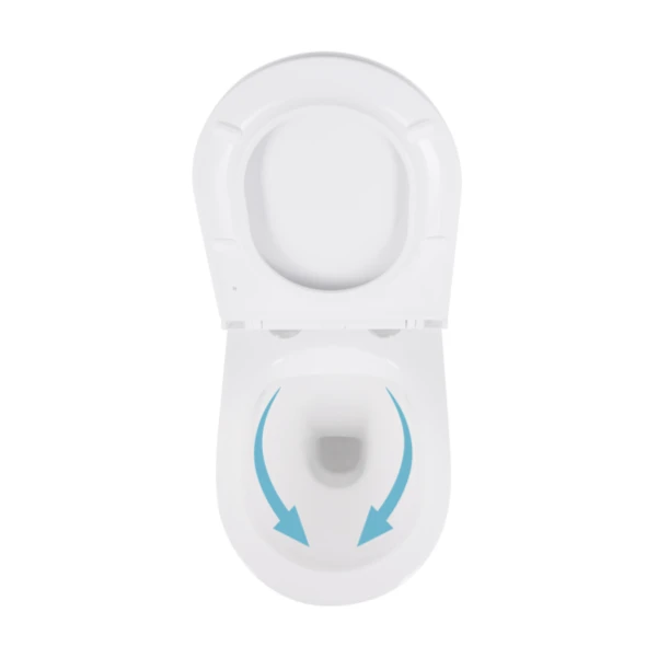 Унитаз подвесной Qtap Robin безободковый с сиденьем Soft-close QT1333046ENRW - 6 фото