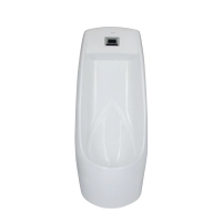 Писсуар напольный Qtap Scorpio с ИК-датчиком автоматического смыва 430х370х990 White QT1488101HW - 2 фото