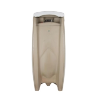 Писсуар напольный Qtap Scorpio с ИК-датчиком автоматического смыва 430х370х990 White QT1488101HW - 3 фото