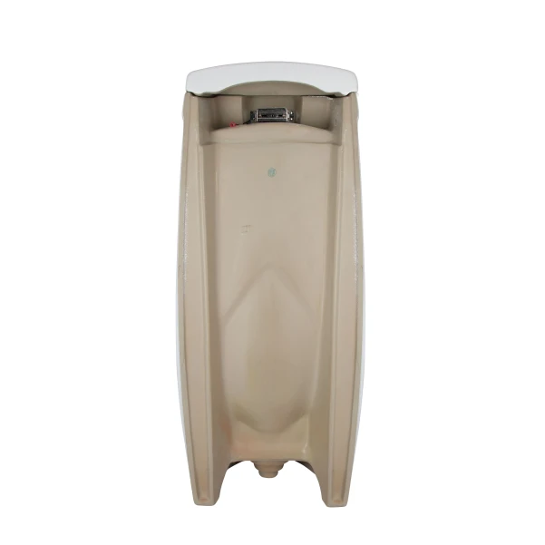 Писсуар напольный Qtap Scorpio с ИК-датчиком автоматического смыва 430х370х990 White QT1488101HW - 3 фото