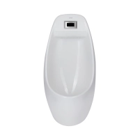 Пісуар підлоговий Qtap Scorpio з ІЧ-датчиком автоматичного змиву 430х370х990 White QT1488101HW - 2 фото