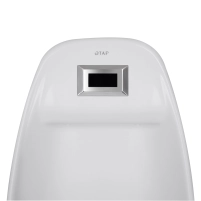 Пісуар підлоговий Qtap Scorpio з ІЧ-датчиком автоматичного змиву 430х370х990 White QT1488101HW - 3 фото
