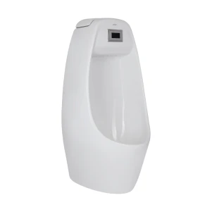 Пісуар підлоговий Qtap Scorpio з ІЧ-датчиком автоматичного змиву 430х370х990 White QT1488101HW