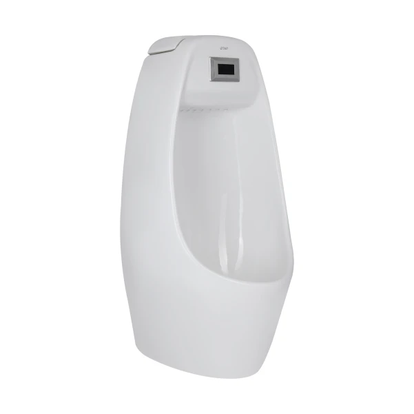 Пісуар підлоговий Qtap Scorpio з ІЧ-датчиком автоматичного змиву 430х370х990 White QT1488101HW