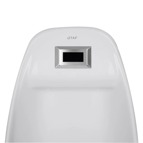 Пісуар підлоговий Qtap Scorpio з ІЧ-датчиком автоматичного змиву 430х370х990 White QT1488101HW - 3 фото