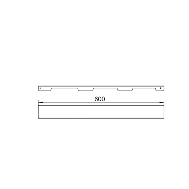 Решітка для лінійного трапу SUS304 Grate FA700 (NKS) Qtap - 1 фото