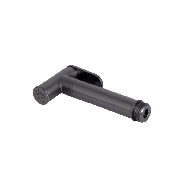 Набор для гигиенического душа Qtap Slavonice округлый QTSLA262GMB45916 Gunmetal Black PVD - 3 фото