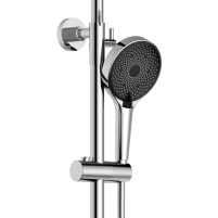 Душевая система универсальная Qtap Sloup на два потребителя QT57103OC Chrome - 3 фото