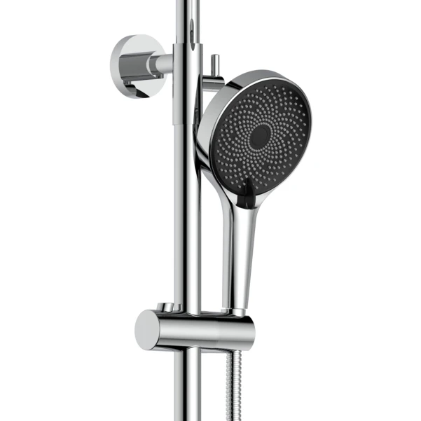Душевая система универсальная Qtap Sloup на два потребителя QT57103OC Chrome - 3 фото