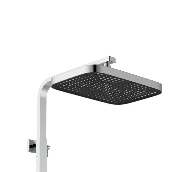 Душевая система для кабины Qtap Capricorn на три потребителя (с изливом) 53103KNC Chrome - 5 фото