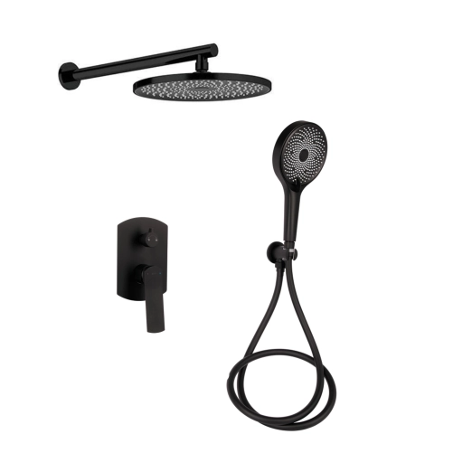 Душова система універсальна Qtap Slavonice прихованого монтажу на два споживача QTSLA113CRM45898 Chrome